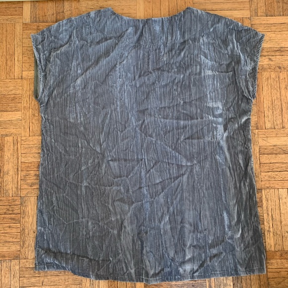 NWT Urban Outfitters Crushed Velvet Green Top sz S - Picture 7 of 7